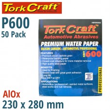 PREMIUM WATERPROOF PAPER  600 GRIT 230  X 280 (50 PIECE) AUTOMOTIVE