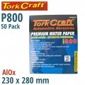 PREMIUM WATERPROOF PAPER  800 GRIT 230  X 280 (50 PIECE) AUTOMOTIVE