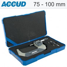 DIG. OUTSIDE MICROMETER 75-100MM 0.004MM ACC. IP65 0.001MM RES.