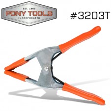 PONY 3' 75MM SPRING CLAMP WITH PROTECTIVE HANDLES & TIPS