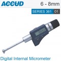 DIG. 3 POINTS INSIDE MICROMETER 6-8MM 0.004MM ACC. 0.001MM RES.