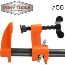 PONY PIPE CLAMP 3/4' 25MM BLACK PIPE