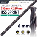 HSS DRILL BIT 6MM 330X225MM EXTRA LONG