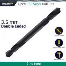 HSS SUPER DRILL BIT DOUBLE ENDED 3.5MM 1/PACK