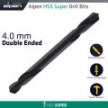 HSS SUPER DRILL BIT DOUBLE ENDED 4.0MM 1/PACK