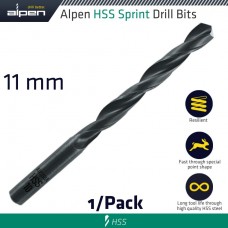 HSS SPRINT DRILL BIT 11MM 1/PACK