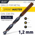 HSS SPRINT MASTER 1.2MM BULK DIN 338 ALPEN DRILL BIT