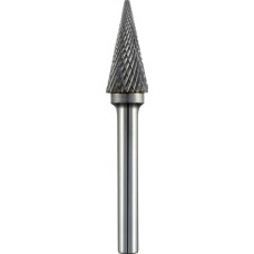 TC ROTARY BURR 6MM CONICAL POINTED NOSE FOR HARD METALS