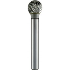 TC ROTARY BURR 12MM SPHERICAL FOR HARD METALS
