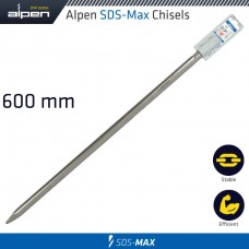SDS MAX CHISEL POINTED 600MM