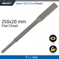 DEMOLISHER PLUS FLAT CHISEL 250X20 SDS-PLUS