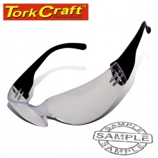 SAFETY EYEWEAR GLASSES CLEAR IN POLY BAG