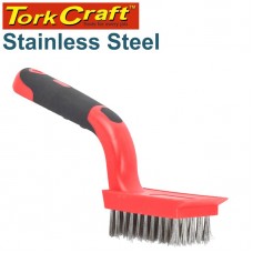 SOFT GRIP WIDE STAINLESS STEEL STRIPPER BRUSH TCW
