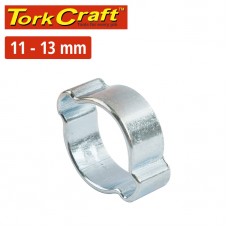 TORK CRAFT DOUBLE EAR CLAMP C/STEEL 11-13MM