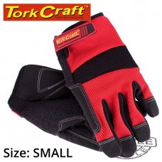 WORK GLOVE SMALL- ALL PURPOSE RED WITH TOUCH FINGER