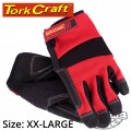 WORK GLOVE 2XL ALL PURPOSE RED WITH TOUCH FINGER