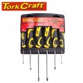 6PC SCREWDRIVER SET WITH WALL MOUNTABLE RACK S2 PZ SL