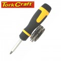 RATCHET SCREWDRIVER 13 IN 1 WITH INSERT BITS
