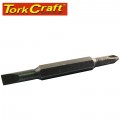 REPLACEMENT BIT 75MM DOUBLE ENDED 8MM.SL6MM/PH2 FOR KT2677