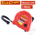 MEASURING TAPE M/LOCK 3M X 16MM PLASTIC CASING