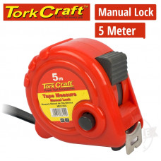 MEASURING TAPE M/LOCK 5M X 25MM PLASTIC CASING