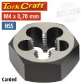 DIE HSS HEX 4X0.70MM 1'CARDED