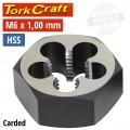 DIE HSS HEX 6X1.00MM 1'CARDED