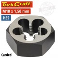 DIE HSS HEX 10X1.50MM 1'CARDED