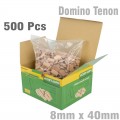 DOMINO TENON 8X40MM 500PC PER COLOUR BEECH WOOD