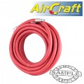 RUBBER HOSE KIT 8MMX10M RED W/ARO COUPLER
