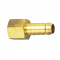 HOSE TAIL CONNECTOR BRASS 1/4F X 6MM