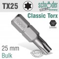 TORX TX 25 CLASSIC BIT 25MM