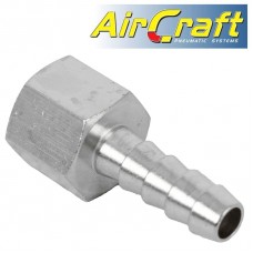 CONNECTOR HOSETAIL 1/4'F X 8MM  2PACK