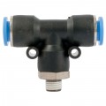 PU HOSE FITTING TEE 10MM-1/8 M