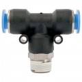 PU HOSE FITTING TEE 10MM-3/8 M