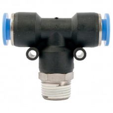 PU HOSE FITTING TEE 10MM-3/8 M