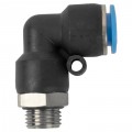 PU HOSE FITTING ELBOW W/O-RING 10MM-1/4 M