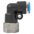 PU HOSE FITTING ELBOW 6MM-1/8 F