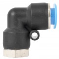 PU HOSE FITTING ELBOW 10MM-1/8 F