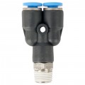 PU HOSE FITTING Y JOINT 4MM-1/8 M