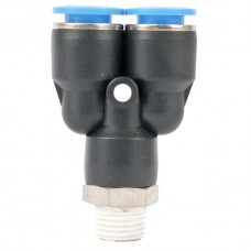 PU HOSE FITTING Y JOINT 10MM-1/4 M