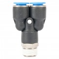 PU HOSE FITTING Y JOINT 10MM-3/8 M