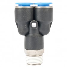 PU HOSE FITTING Y JOINT 10MM-3/8 M