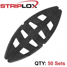 STRIPLOX GRIPLOX NO 20 BISCUIT BLACK BULK BAG (50 SETS)