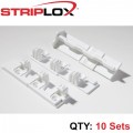 STRIPLOX 90D WHITE 98MM BULK BAG (10 SETS)