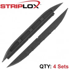 STRIPLOX MINI 120MM BLACK (4 SETS)