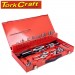 TAP AND DIE SET 44PCE 3-12MM HSS IN METAL CASE