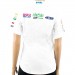 LADIES BLOUSE - WHITE 3/4 - MEDIUM