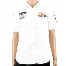 LADIES BLOUSE - WHITE 3/4 - X-LARGE