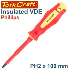 SCREWDRIVER INSULATED PHIL.NO.2 X 100MM VDE